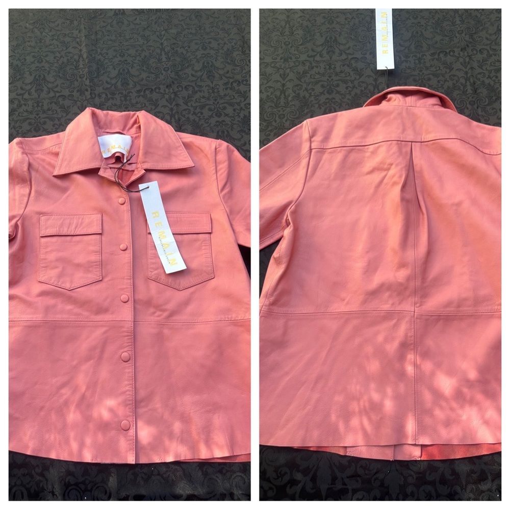 $310 REMAIN Birger Christensen
Sienna shirt NWT
100% sheep leather size 6
